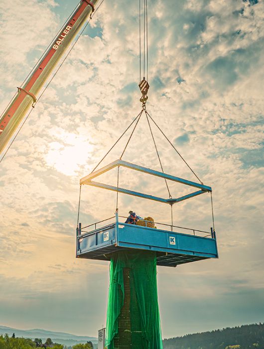Rückbau verklinkerter Kamin durch KARL Bau