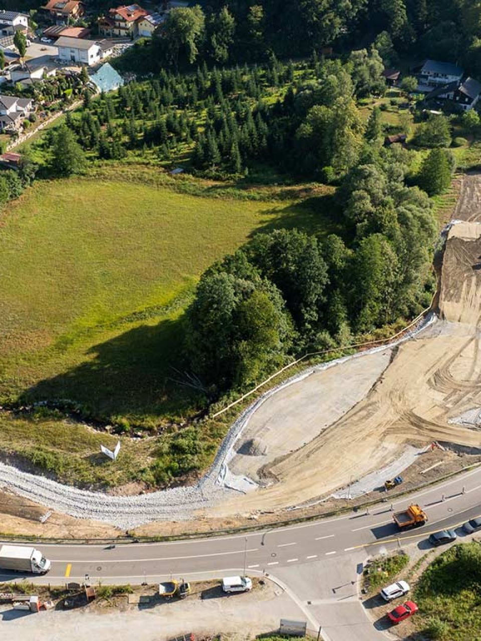 Baugrundverbesserung bei Ortsumgehung Auerbach