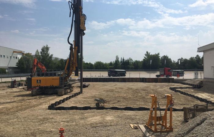 Baustelle Akustikprüfstand München