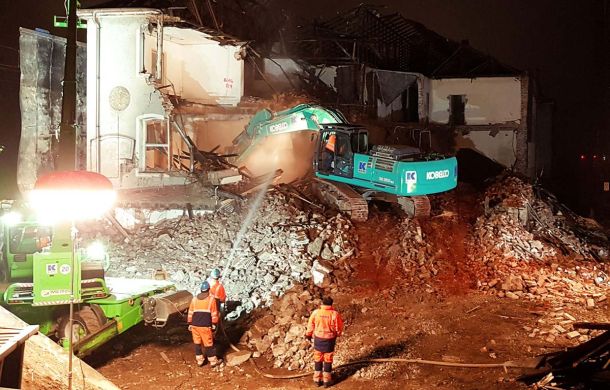 Abbruch S-Bahn-Stammstrecke München KARL Bau
