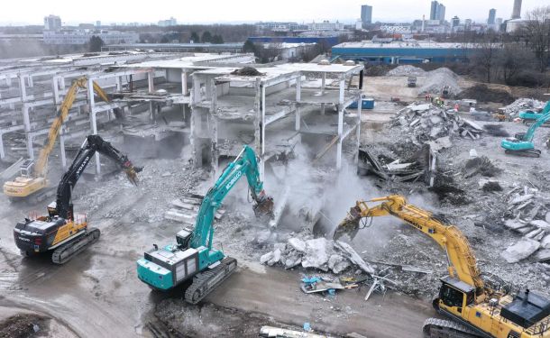 Abbruch Heidepark München