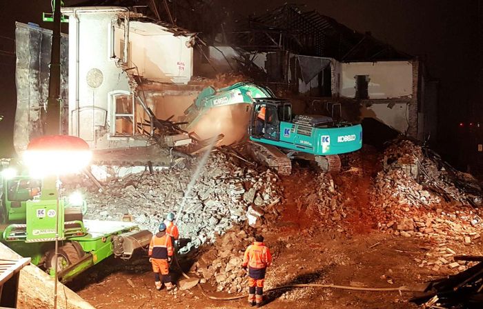 Abbruch S-Bahn-Stammstrecke München KARL Bau