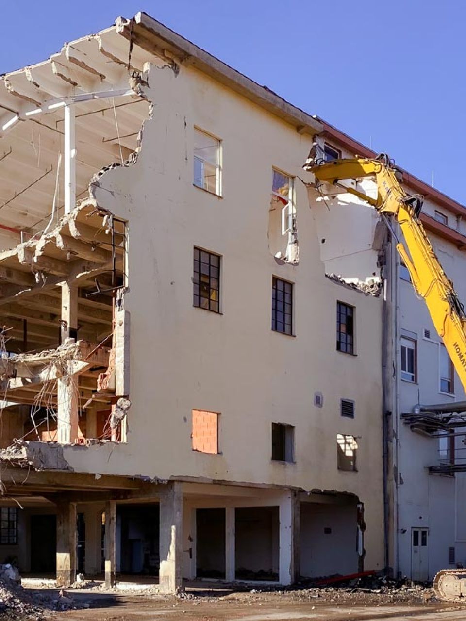 Abbruch in Regensburg durch KARL Bau