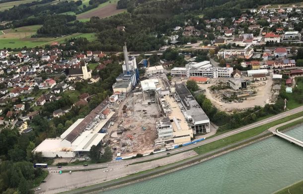 Abbruch Albbruck Papierfabrik KARL Bau