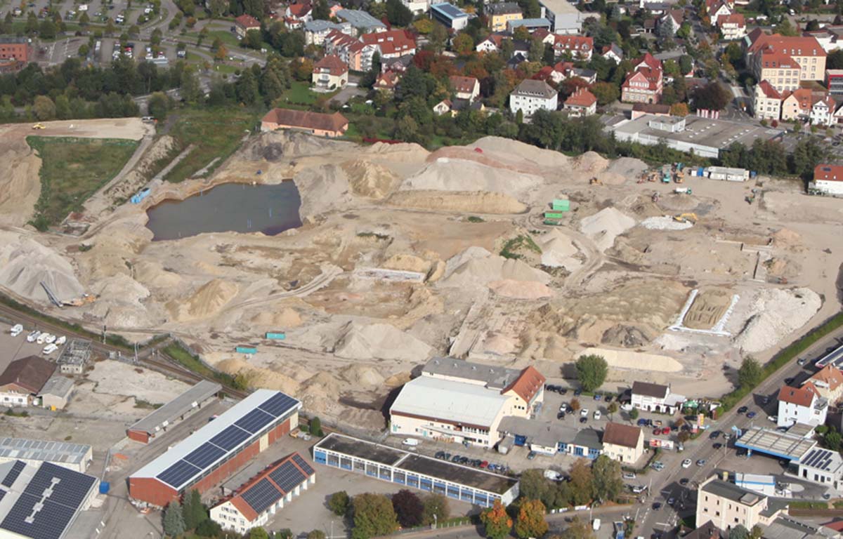 Glashüttenareal Baustelle Achern