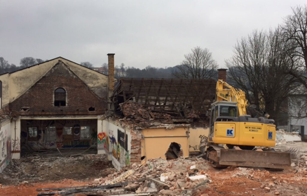 Abbruch Peschl Brauerei Passau