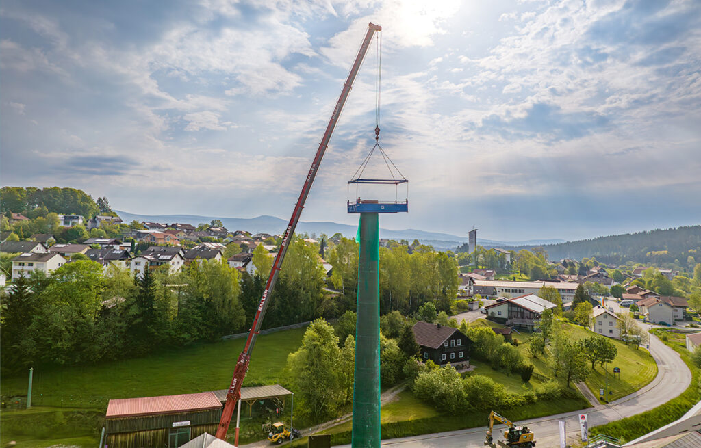 Rückbau von Kamin in St. Oswald-Riedlhütte