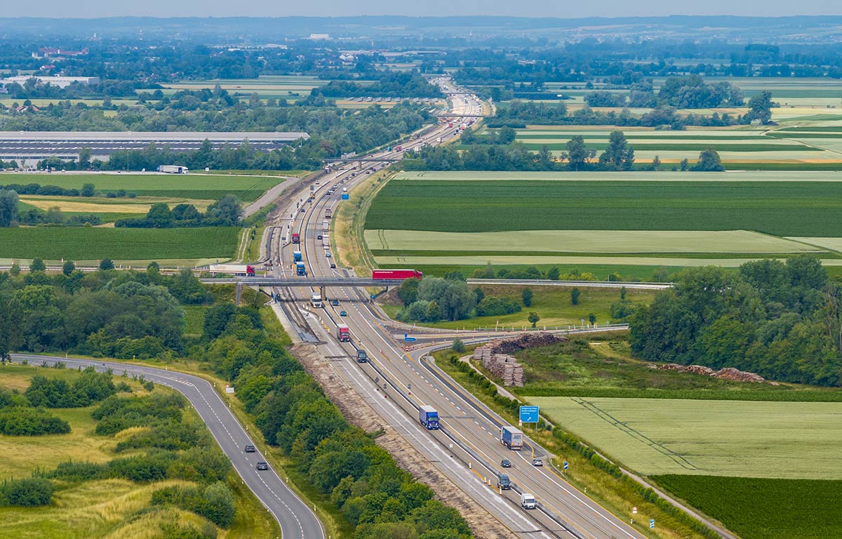 A92 Baustelle Landshut KARL Bau