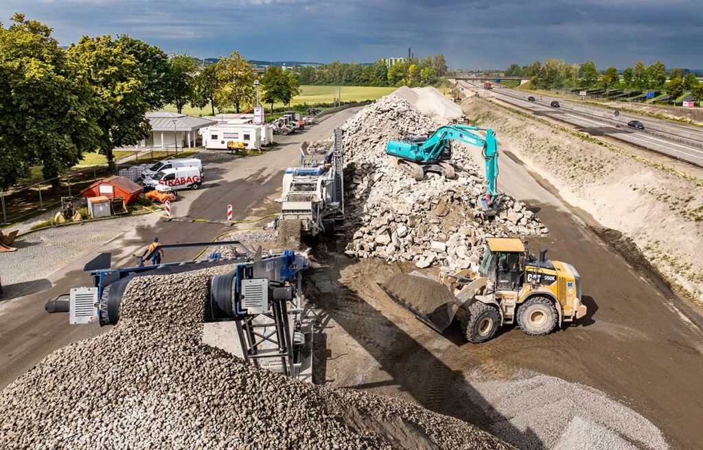 A92 Baustelle Landshut Essenbach