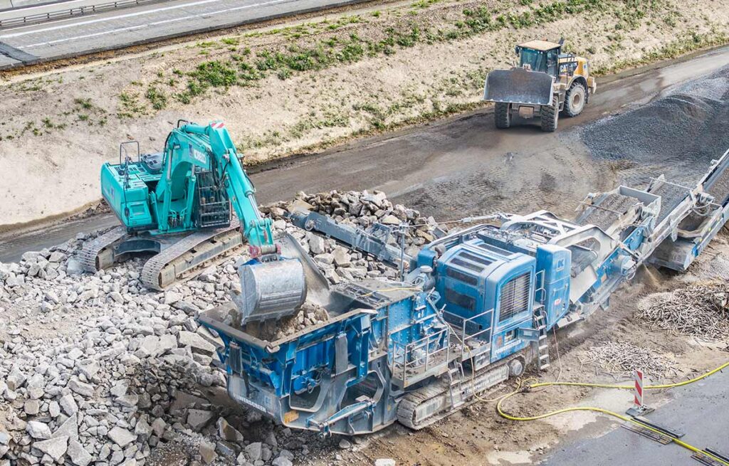 A92 Baustelle Landshut Essenbach Dingolfing Ost