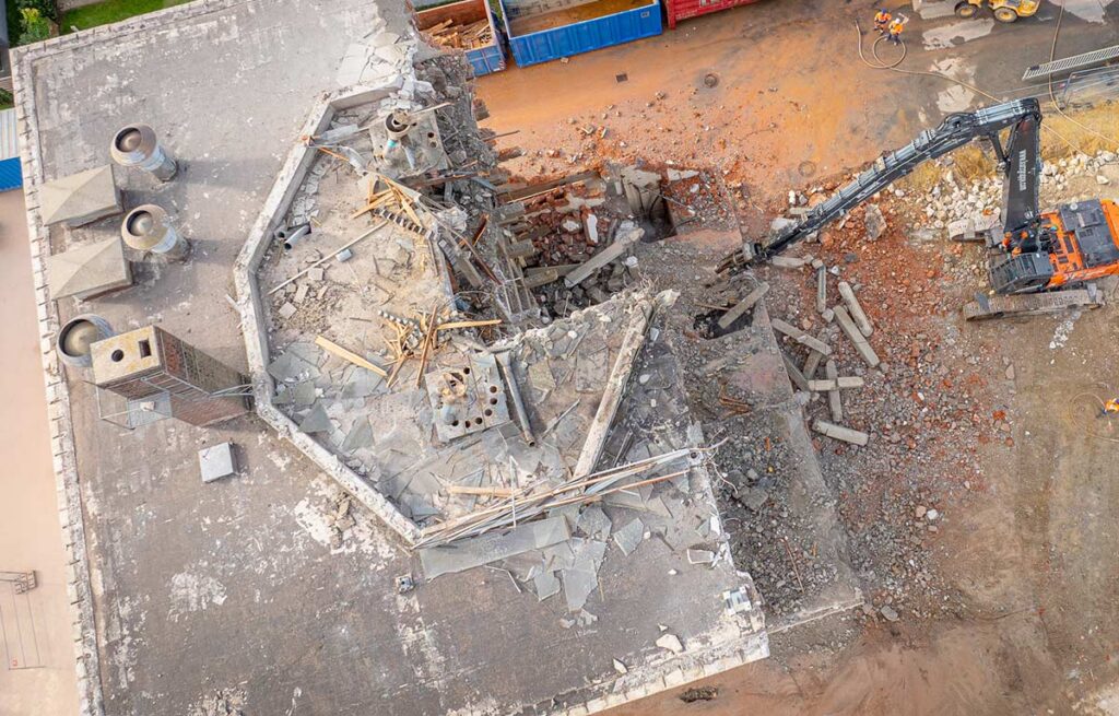Abbruch Silo Gangkofen KARL Bau