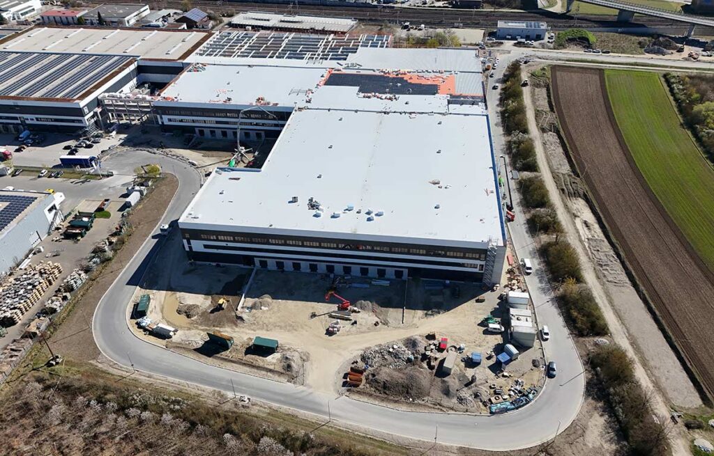 Neubauprojekt Logistikhalle in Maisach