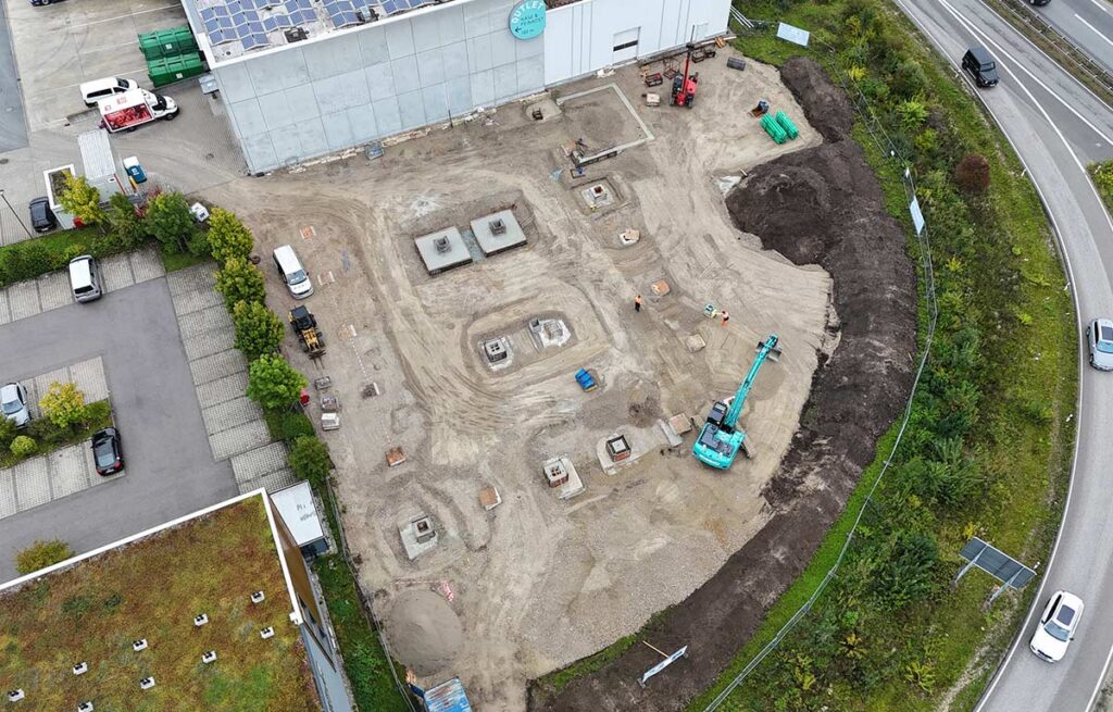 Olching Baustelle KARL Bau