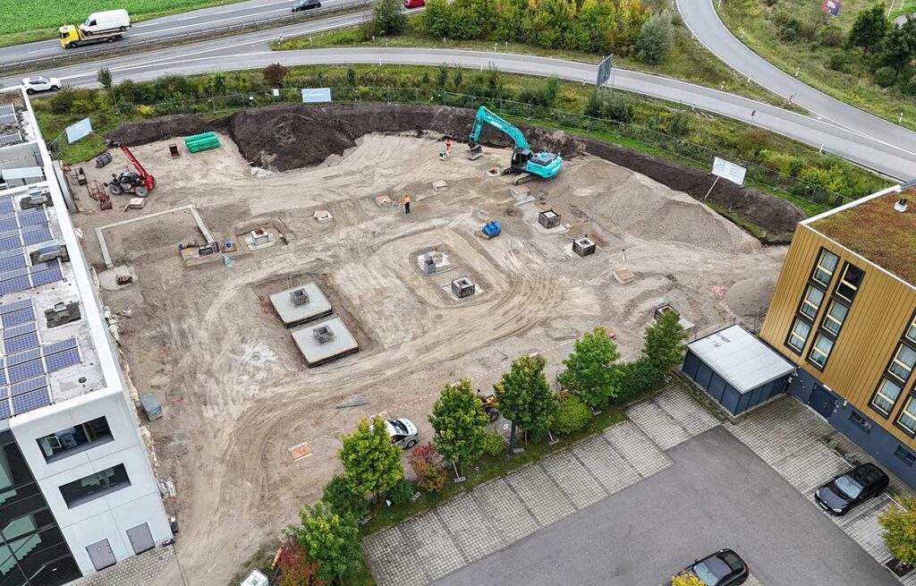 Olching Tiefbau- und Erdarbeiten Baustelle